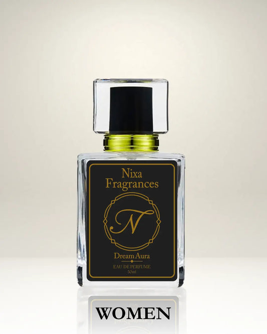 Dream Aura by NIXA – best women’s floral perfume in Pakistan 2025, inspired by fresh and aquatic notes