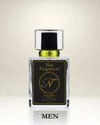 Frost Fire by NIXA Fragrances– strong and fresh men’s perfume in Pakistan 2025 with woody, spicy, and bergamot notes
